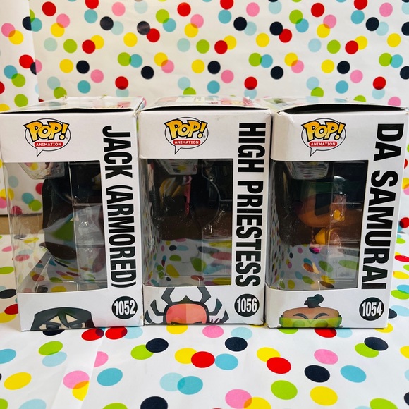 Funko Samurai Jack Lot Da Samurai #1054 High Priestess # 1056 Jack Armored #1052 - Picture 3 of 3